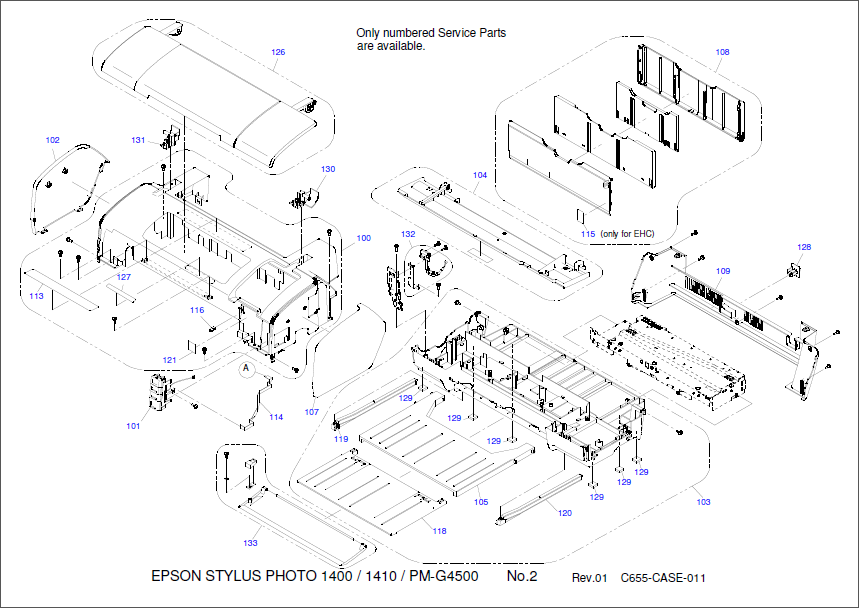 Epson Stylus Photo 1400 Parts Manual-2
